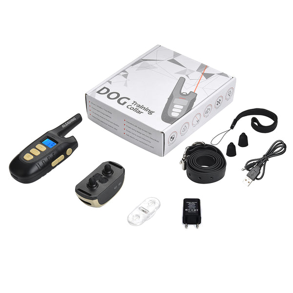 Dog Training Collar/Dog Shock Collar--1300 ft Remote Range-- Rechargeable/Waterproof IP67-GPS2