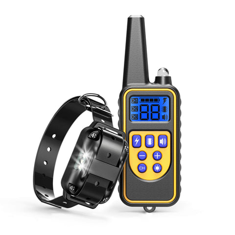 Dog Training Collar/Dog Shock Collar--1300 ft Remote Range-- Rechargeable/Waterproof IP67-MR001