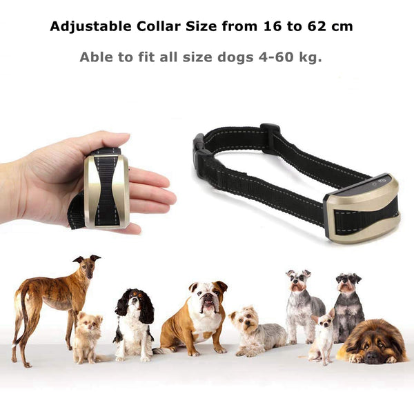 【Version 2 Collars】Dog Training Collar & Antibark Collar - Rechargeable Dog Shock Collar with Manual and Autmatic Mode-P8132