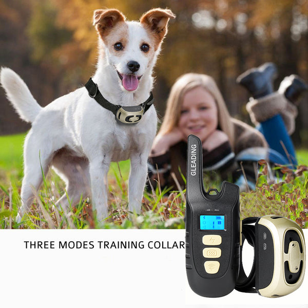 Dog Training Collar/Dog Shock Collar--1300 ft Remote Range-- Rechargeable/Waterproof IP67-GPS2