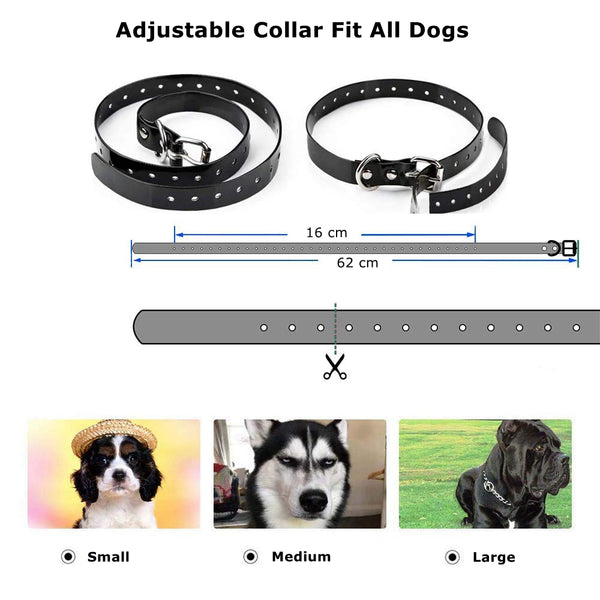 Dog Training Collar/Dog Shock Collar--1300 ft Remote Range-- Rechargeable/Waterproof IP67-MR001