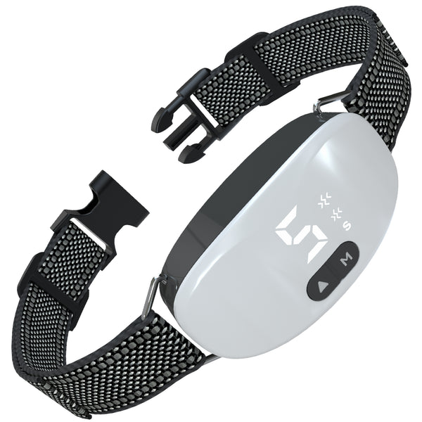 Beoankit Dog Bark Collar with Dual Vibration Version,Automatic Collar with 8 Adjustable Sensitivity Levels, 8 levels and 3 Modes Sound Vibration and Strong Vibration,Waterproof and Rechargeable B658W