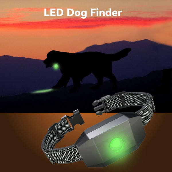Dog Training Collar with Remote 2000M,LED Dog Finder/Sound/Vibration/Strong Vibration 4 Effective Training Modes,Security Lock and Suitable for Large/Medium/Small Dogs B669