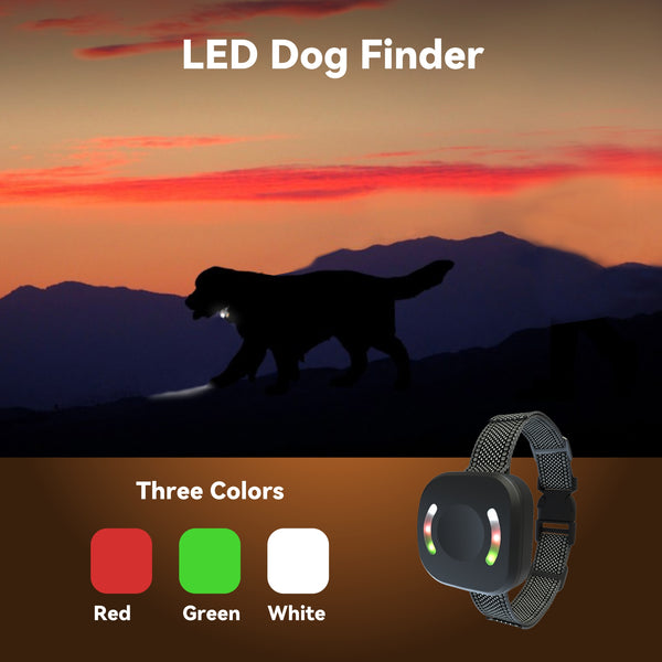 Dog Training Collar with 2000M Remote Range, Rechargeable, 4 Training Modes LED Light/Sound/Vibration/Strong Vibration, IP67 Waterproof BD16T