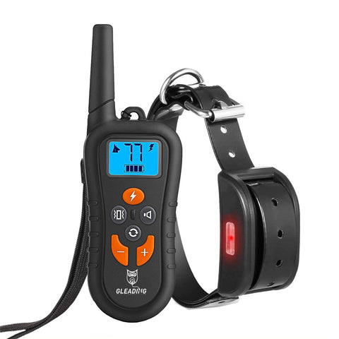 Dog Training Collar/Dog Shock Collar--1300 ft Remote Range-- Rechargeable/Waterproof IP67-G919C