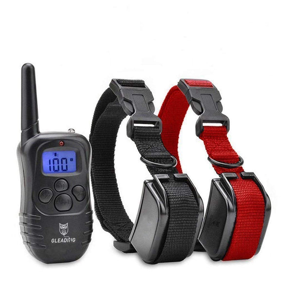 [Version for 2 Dogs] Dog Training Collar/Dog Shock Collar--1000 ft Remote Range-- Rechargeable/Rainproof IP3-G812