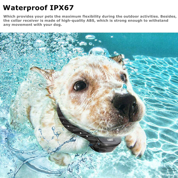 [Version for 2 Dogs]Dog Training Collar/Dog Shock Collar--1300 ft Remote Range-- Rechargeable/Waterproof IP67-MR002