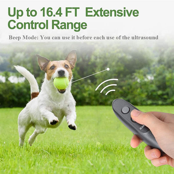 Ultrasonic Dog Training Device,Handheld Ultrasonic Anti Bark Dog Train Repeller-GPU30