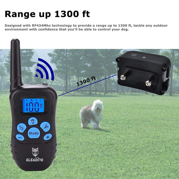 [Version for 2 Dogs] Dog Training Collar/Dog Shock Collar--1300 ft Remote Range-- Rechargeable/Waterproof IP67-G98N2