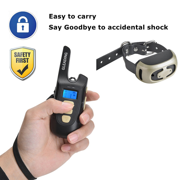 Dog Training Collar/Dog Shock Collar--1300 ft Remote Range-- Rechargeable/Waterproof IP67-GPS2