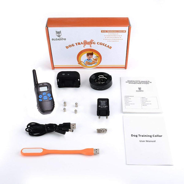 Dog Training Collar/Dog Shock Collar--1300 ft Remote Range-- Rechargeable/Waterproof IP67-G98N