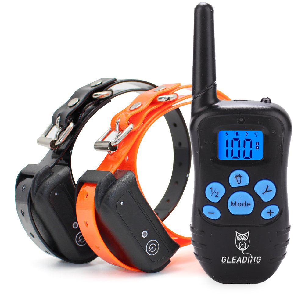 [Version for 2 Dogs] Dog Training Collar/Dog Shock Collar--1300 ft Remote Range-- Rechargeable/Waterproof IP67-G98N2