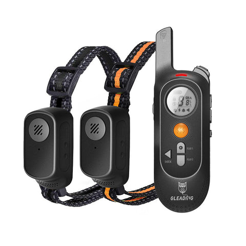 【Version 2 Collars】Dog Training Collar/Dog Shock Collar--2000 ft Remote Range--Personalized Voice Commands-GPS6-2