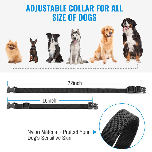 [Version for 2 Dogs] Dog Training Collar/Dog Shock Collar--1000 ft Remote Range-- Rechargeable/Rainproof IP3-G812